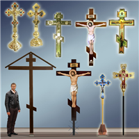 Хрести храмові, виносні, настінні, настольні